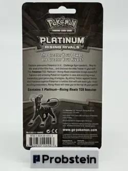 Pokemon TCG Platinum Rising Rivals Blister Booster Pack Sealed - Image 2