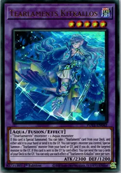 Yugioh Tearlaments Kitkallos POTE-EN042 1st Edition Ultra Rare NM - Image 1