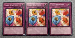 Token Stampede STOR-EN076 (x3) Storm of Ragnarok Unlimited Edition NM - Image 1