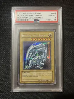 Blue-Eyes White Dragon - Dark Duel Stories Promo DDS-001 PSA 8 Yugioh - Image 1