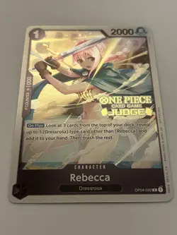 Rebecca (Judge Pack Vol. 6) OP04-092 One Piece Promotion Cards Foil - Image 1