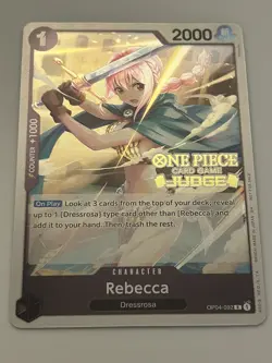 Rebecca (Judge Pack Vol. 6) OP04-092 One Piece Promotion Cards Foil - Image 3