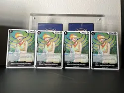 One Piece TCG Miss. Valentine (Mikita) OP14-087 play-set of 4 - Image 1
