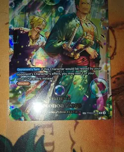 ONE PIECE TCG Roronoa Zoro PRB02-006 (SP) R - The Azure Sea's Seven - Image 3