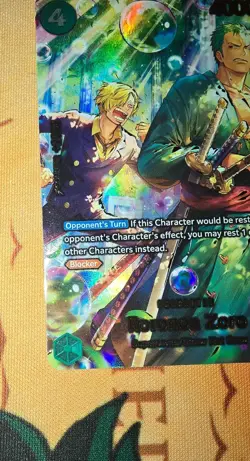 ONE PIECE TCG Roronoa Zoro PRB02-006 (SP) R - The Azure Sea's Seven - Image 4
