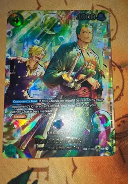 ONE PIECE TCG Roronoa Zoro PRB02-006 (SP) R - The Azure Sea's Seven - Image 5