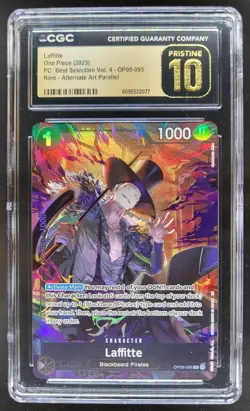 2025 ONE PIECE CCG LAFFITTE ALT ART OP09-085 RARE CGC 10 PRISTINE C PT - Image 1
