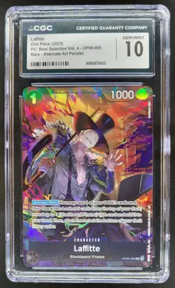 2025 ONE PIECE CCG LAFFITTE ALT ART OP09-085 RARE CGC 10 D PT - Image 1