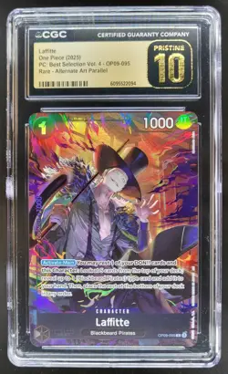 2025 ONE PIECE CCG LAFFITTE ALT ART OP09-085 RARE CGC 10 PRISTINE D PT - Image 1
