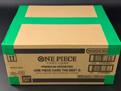 One Piece TCG: The Best Vol. 2 PRB-02 Booster 10-Box Case Sealed English - Image 1