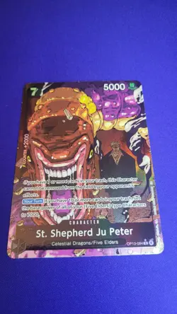 One Piece OP13-084 St.Shepherd Ju Peter Elders Alt Art AA Carring on His Will - Image 1