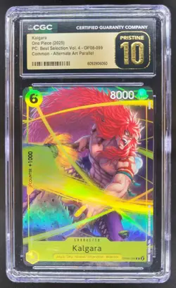 2025 ONE PIECE CCG KALGARA ALT ART OP08-099 CGC 10 PRISTINE C PT - Image 1