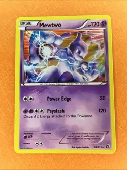 Pokemon TCG - Near Mint Mewtwo Holo Rare 53/113 Legendary Treasures Nm - Image 1