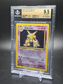 Alakazam #1 BGS GEM MINT 9.5 Pokemon TCG Base Set Unlimited Holo Rare 1999 - Image 2