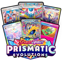 Pokemon Prismatic Evolutions Singles Reverse Holo, EX, PokeBall Choose Your Card - Image 1