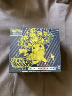 Pokemon TCG Surging Sparks ETB Elite Trainer Box - Brand New Factory Sealed - Image 1