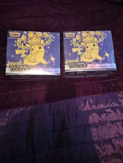 Pokemon TCG Surging Sparks Elite Trainer Box Pokemon Center ETB x2 -New & Sealed - Image 1