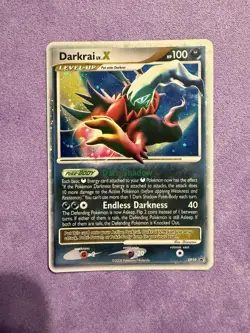 Darkrai LV.X DP19 Diamond & Pearl Black Star Promo Rare Holo Pokemon Card - Image 1