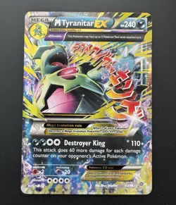 M Tyranitar EX 43/98 XY - Ancient Origins- NM- Pokemon TCG - Image 1