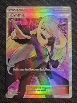Cynthia 148/156 Full Art Pokemon TCG Ultra Prism Near Mint - Image 1