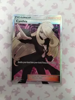Pokemon TCG Cynthia Trainer 148/156 Sun & Moon Ultra Prism NM/LP - Image 1