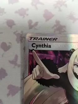 Pokemon TCG Cynthia Trainer 148/156 Sun & Moon Ultra Prism NM/LP - Image 3