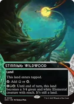 Stirring Wildwood (0039) (Borderless) - Edge of Eternities: Stellar Sights - Image 1