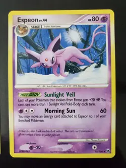 x2 Espeon 18/100 Pokemon TCG Diamond Pearl Majestic Dawn Rare Card LP-NM - Image 4