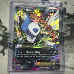 Mega M Absol EX XY63 Black Star Promo Holo 2015 Pokemon Card LP - Image 1
