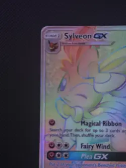 Sylveon GX Full Art Rainbow Secret Rare Card 2017 SM Guardians Rising - Image 2
