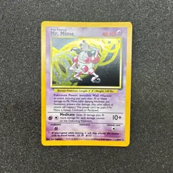 MR. MIME - 6/64 - Jungle - NO SYMBOL ERROR - Holo - Pokemon Card LP - Image 1