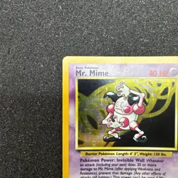 MR. MIME - 6/64 - Jungle - NO SYMBOL ERROR - Holo - Pokemon Card LP - Image 2