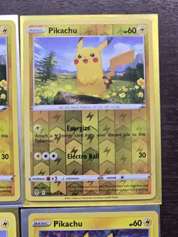 Pokemon Cards Lot (Pikachu Confetti Holo + 2 Evolution Skies Rev + Halloween) - Image 3