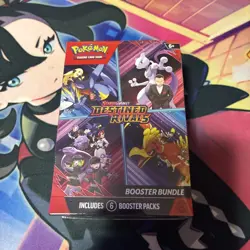 Pokemon Destined Rivals Booster Bundle Sealed + Free Cards - Image 1