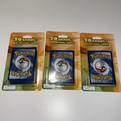 3 Pokemon TCG Plus Promo Blister Packs 20 Cards Each + 1 Foil Card + 1 Bonus New - Image 1