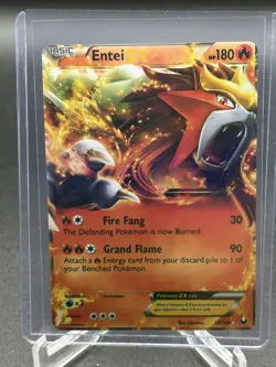 Entei EX 13/108 Dark Explorers Holo pokemon card - Image 1