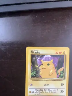 1x Pikachu - 58/102 - Yellow Cheeks - Base Set - Unlimited Pokemon Card - LP/NM - Image 3