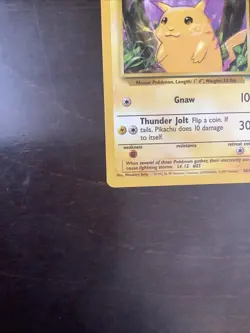 1x Pikachu - 58/102 - Yellow Cheeks - Base Set - Unlimited Pokemon Card - LP/NM - Image 4