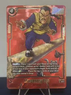 Mercenary Tao SB02-056 Alternate Art Manga Booster 02 Dragon Ball Card English - Image 1