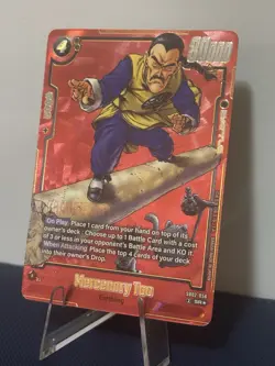 Mercenary Tao SB02-056 Alternate Art Manga Booster 02 Dragon Ball Card English - Image 3