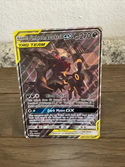 *JUMBO CARD* Pokemon Sun & Moom Umbreon & Darkrai GX SM241 Jumbo Cards Holo - Image 1