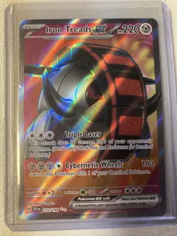 Pokemon Card Game TCG Scarlet & Violet Iron Treads ex 233/198 Full Art NM - Image 1