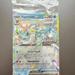 Pokemon TCG Prismatic Evolutions Eevee evolution ex Promo Holo Lot 9 cards total - Image 1