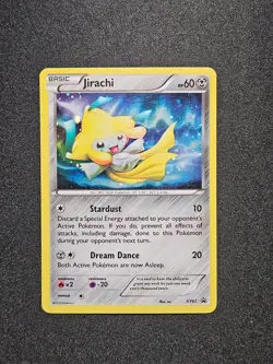 Pokemon TCG Jirachi XY62 XY Black Star Promo Holo Card Metal Energy Dream Dance - Image 1