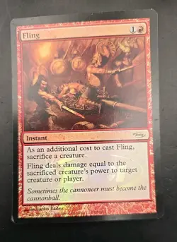 Fling (DCI) WPN & Gateway Promos MTG Foil Lightly Played - Image 1