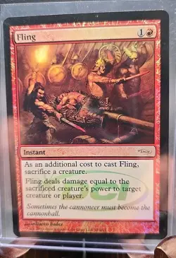 Fling (DCI) WPN & Gateway Promos MTG Foil Lightly Played - Image 3