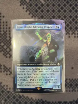 MTG Jason Bright, Glowing Prophet (Surge Foil) - Universes Beyond: Fallout - Image 1