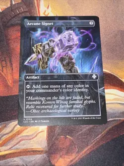 Arcane Signet X1 Mtg Lost Caverns Of Ixalan Nm Borderless Box Topper 0104 - Image 1