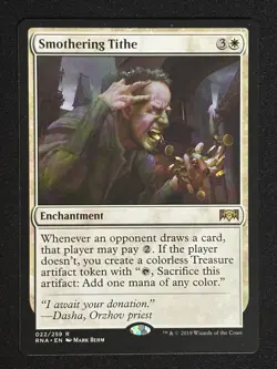 1x MTG Smothering Tithe - Ravnica Allegiance (RNA) #22 - Magic the Gathering - Image 1