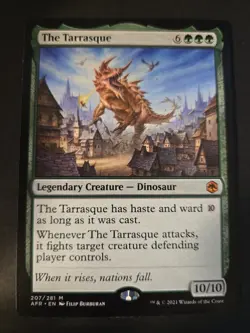 The Tarrasque NM Adventures in the Forgotten Realms MTG FREE SHIPPING - Image 1